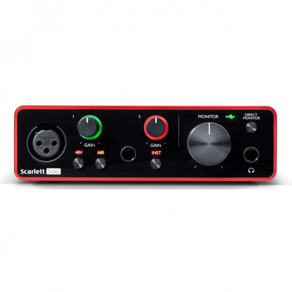 Внешняя звуковая карта FOCUSRITE Scarlett Solo 3rd Gen в Хабаровске