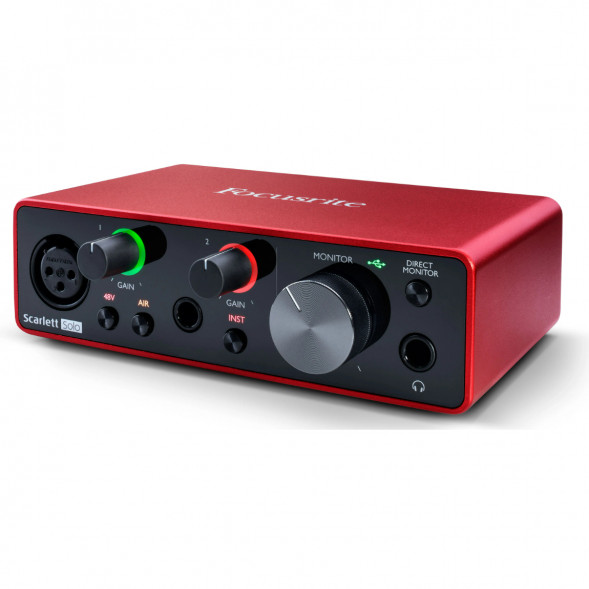Внешняя звуковая карта FOCUSRITE Scarlett Solo 3rd Gen в Хабаровске
