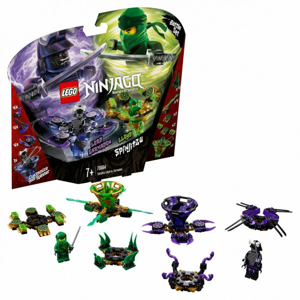 Конструктор LEGO Ninjago 70664 Ллойд мастер Кружитцу против Гармадона в Хабаровске