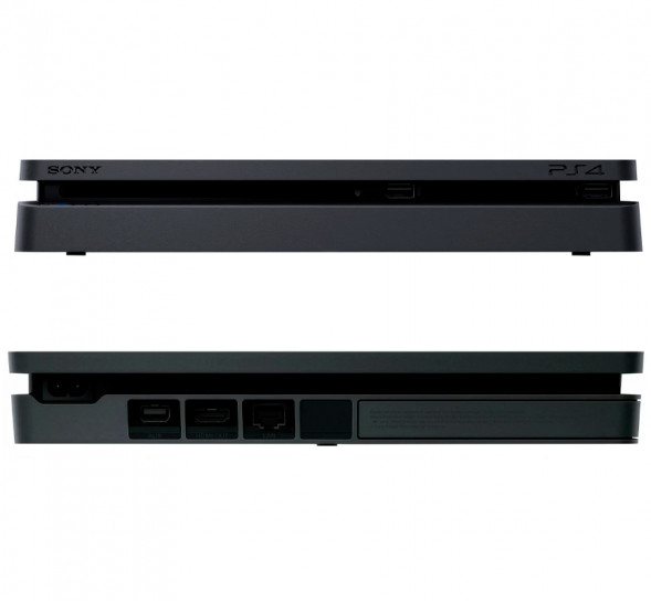 Игровая приставка Sony PlayStation 4 Slim 500 ГБ HDD, черный в Хабаровске