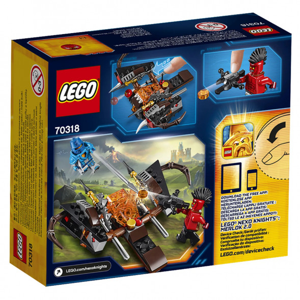Конструктор LEGO Nexo Knights 70318 Шаровая ракета в Хабаровске