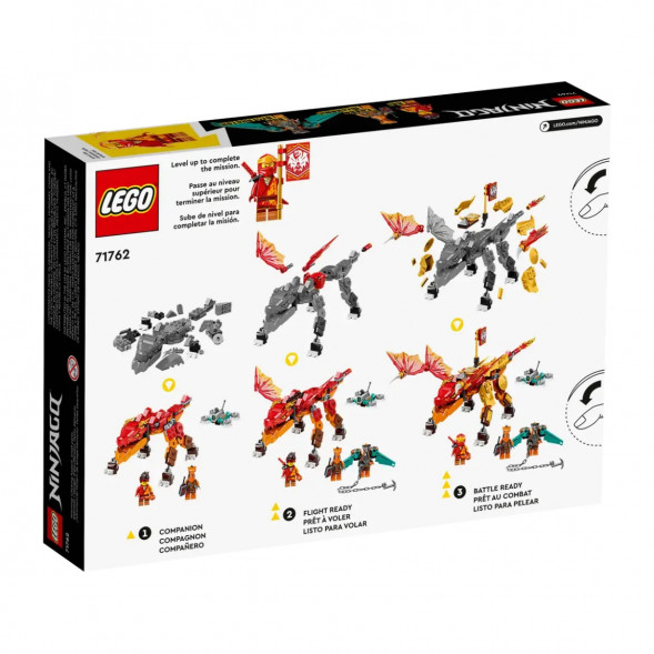 Конструктор LEGO Ninjago 71762 Огненный дракон ЭВО Кая в Хабаровске