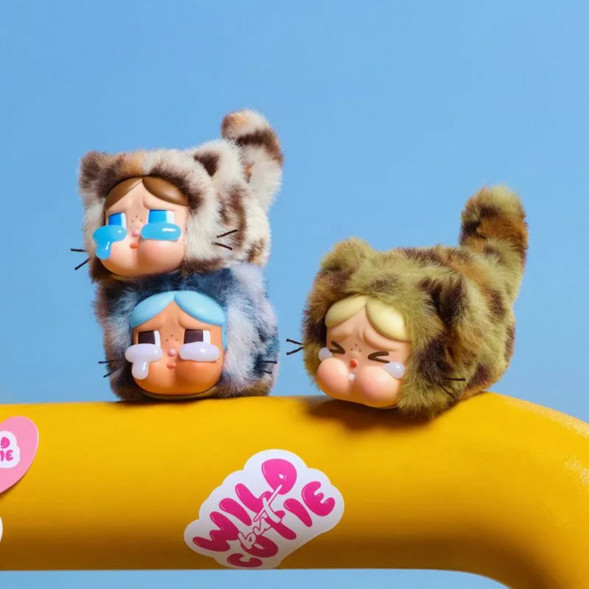 Коллекционная фигурка POP MART CRYBABY Wild But Cutie Series - Vinyl Plush Pendant Blind Box в Хабаровске