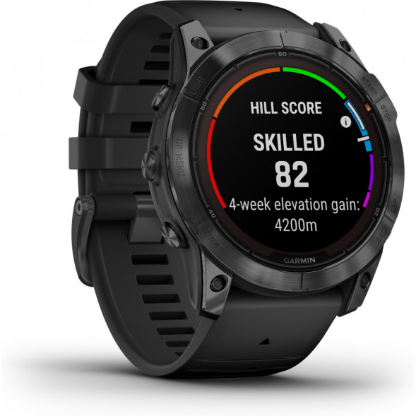 Умные часы Garmin Fenix 7X Solar серый с черным ремешком 010-02541-01 в Хабаровске