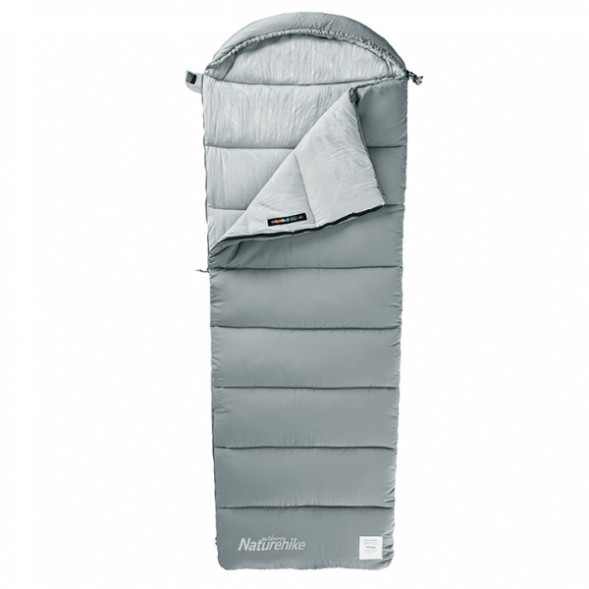 Спальный мешок Naturehike Envelope M180 (правый), серый в Хабаровске
