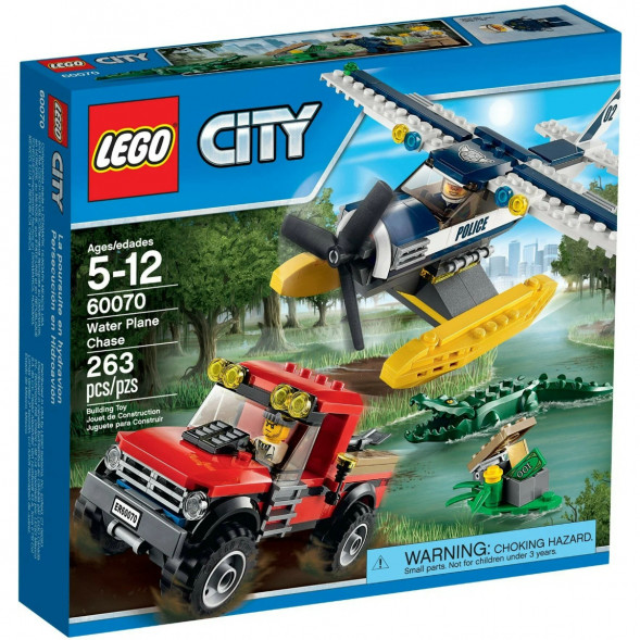 Конструктор LEGO City 60070 Погоня на полицейском гидроплане в Хабаровске