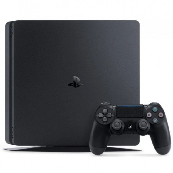 Игровая приставка Sony PlayStation 4 Slim 1TB black в Хабаровске