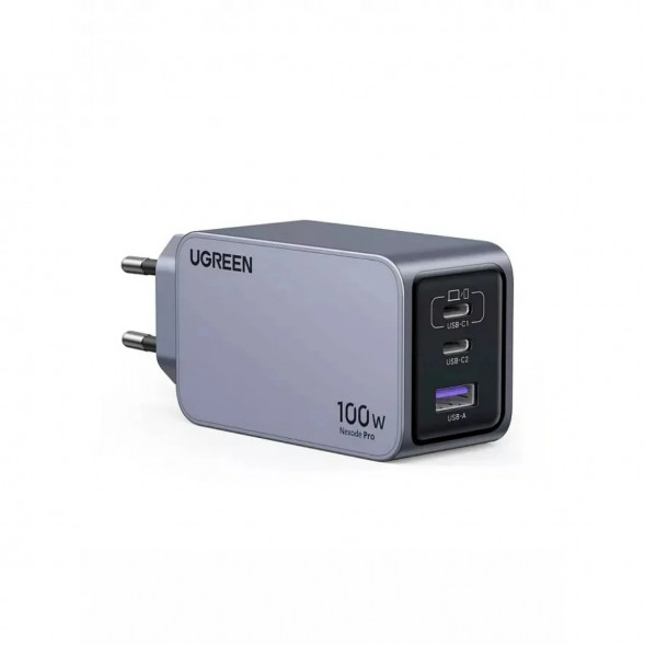 Сетевое зарядное устройство Ugreen GaN 100W USB-A + 2USB-C в Хабаровске