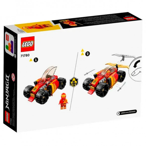 Конструктор LEGO Ninjago 71780 Гоночный автомобиль ниндзя Кая в Хабаровске