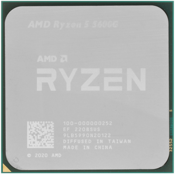 Процессор AMD Ryzen 5 5600G BOX (100-100000252BOX) AM4 в Хабаровске