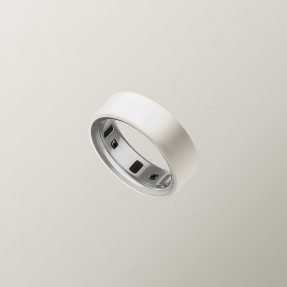 Умное кольцо Oura Ring 4 Ceramic (размер 15), Облако/Cloud в Хабаровске