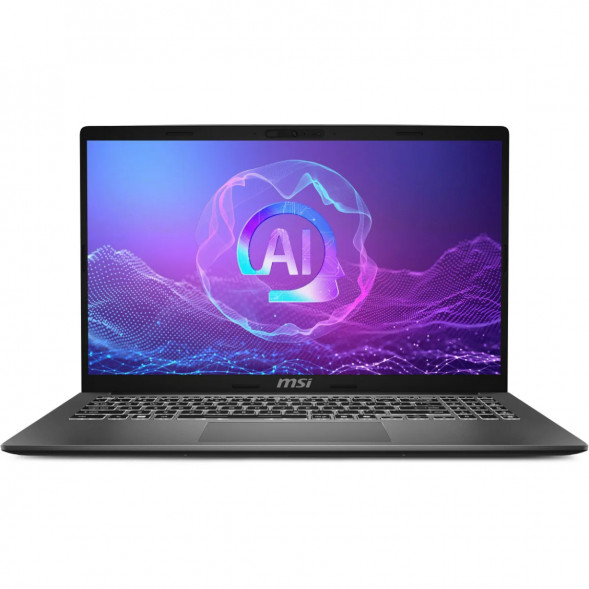 Ноутбук MSI Modern A15 AI+ F3HMG-040XRU (15.6&amp;quot;, IPS, AMD Ryzen AI 5 330 2ГГц, 4-ядерный, 16ГБ DDR5, 512ГБ SSD, AMD Radeon 820M, без ОС), серый в Хабаровске