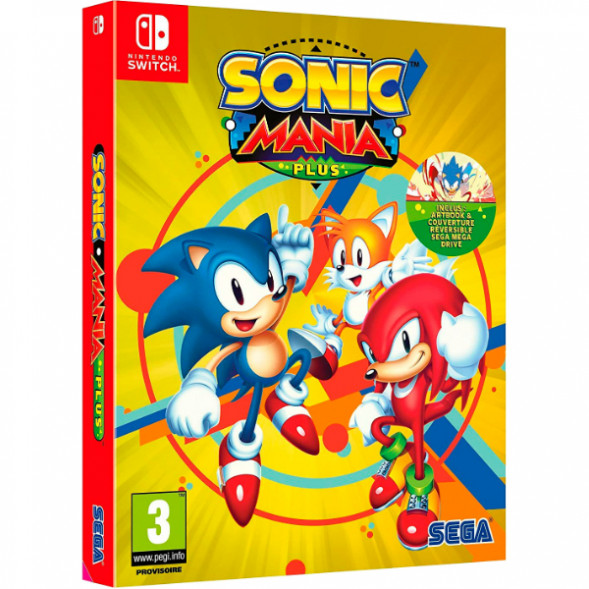 Sonic Mania Plus + Артбук (Nintendo Switch, Английская версия) в Хабаровске