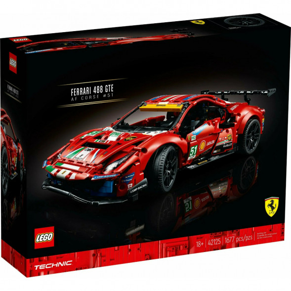 Конструктор LEGO Technic 42125 Ferrari 488 GTE &amp;quot;AF Corse #51&amp;quot; в Хабаровске