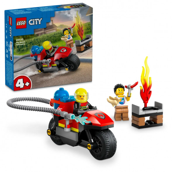 Конструктор LEGO City 60410 Пожарно-спасательный мотоцикл в Хабаровске
