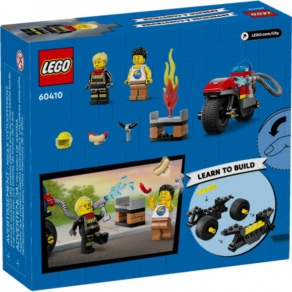 Конструктор LEGO City 60410 Пожарно-спасательный мотоцикл в Хабаровске