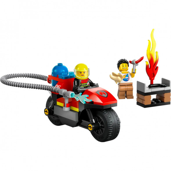 Конструктор LEGO City 60410 Пожарно-спасательный мотоцикл в Хабаровске