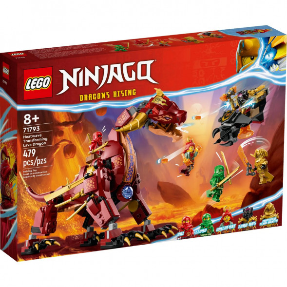 Конструктор LEGO Ninjago 71793 Лавовый дракон-трансформер в Хабаровске
