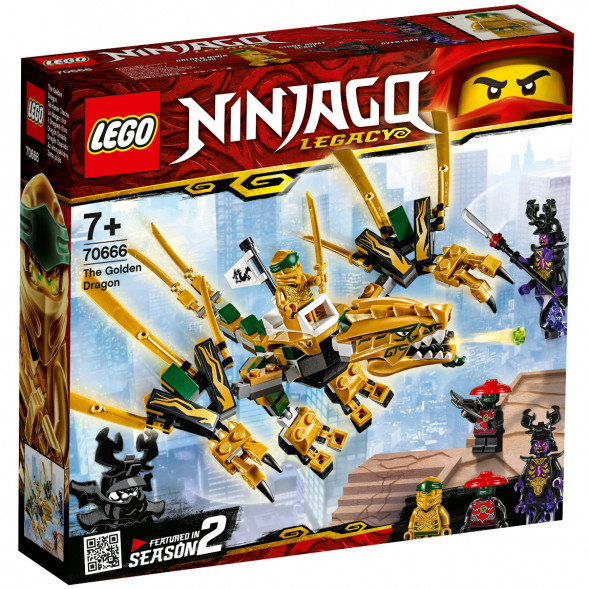 Конструктор LEGO Ninjago 70666 Золотой Дракон в Хабаровске