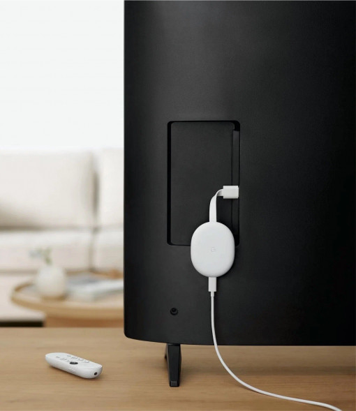 ТВ-приставка Google Chromecast c Google TV, snow в Хабаровске