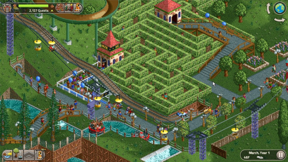 Игра RollerCoaster Tycoon: Classic [Nintendo Switch, английская версия] в Хабаровске