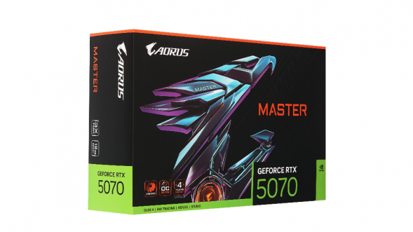 Видеокарта Gigabyte GeForce RTX 5070 AORUS MASTER, 12 ГБ GDDR7 в Хабаровске