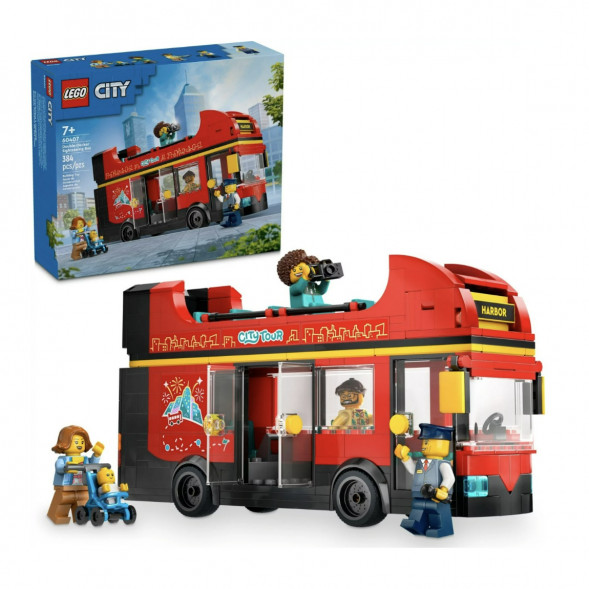 Конструктор LEGO City 60407 Красный двухэтажный экскурсионный автобус в Хабаровске