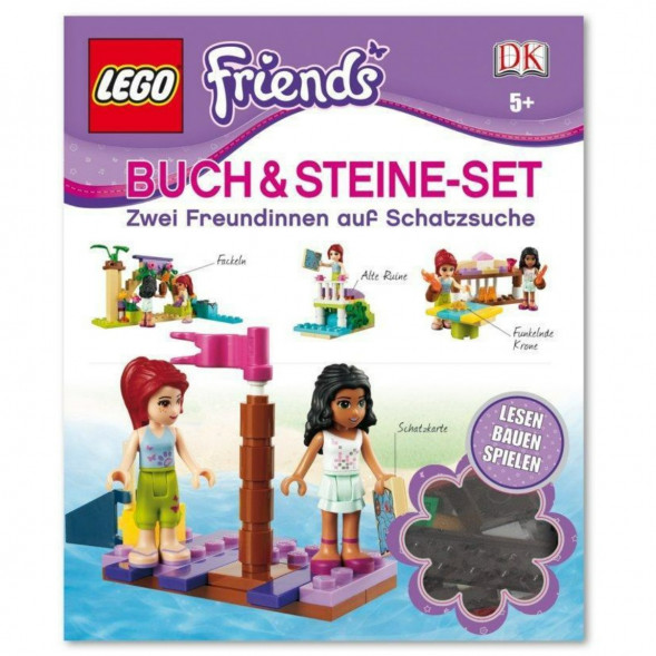 Книга и набор кубиков LEGO Friends Buch &amp;amp; Steine-Set Zwei Freundinnen auf Schatzsuche в Хабаровске