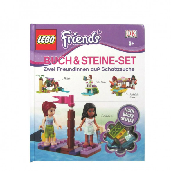 Книга и набор кубиков LEGO Friends Buch &amp;amp; Steine-Set Zwei Freundinnen auf Schatzsuche в Хабаровске