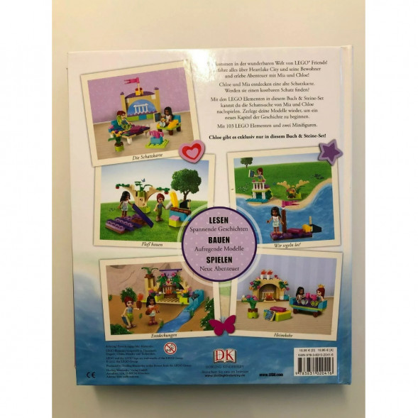 Книга и набор кубиков LEGO Friends Buch &amp;amp; Steine-Set Zwei Freundinnen auf Schatzsuche в Хабаровске
