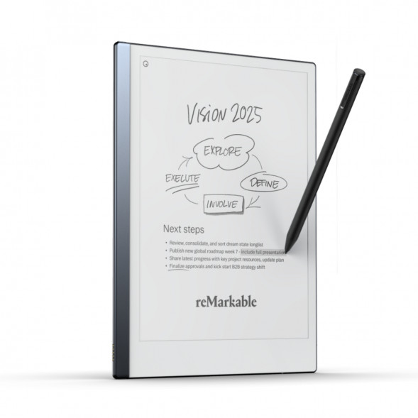 Графический планшет reMarkable 2 со стилусом Marker Plus и чехлом Book Folio серый (RM114) в Хабаровске
