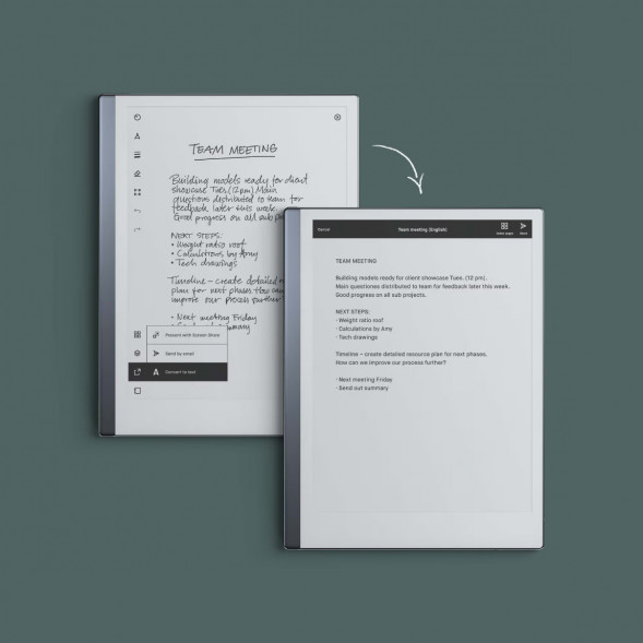 Графический планшет reMarkable 2 со стилусом Marker Plus и чехлом Book Folio серый (RM114) в Хабаровске