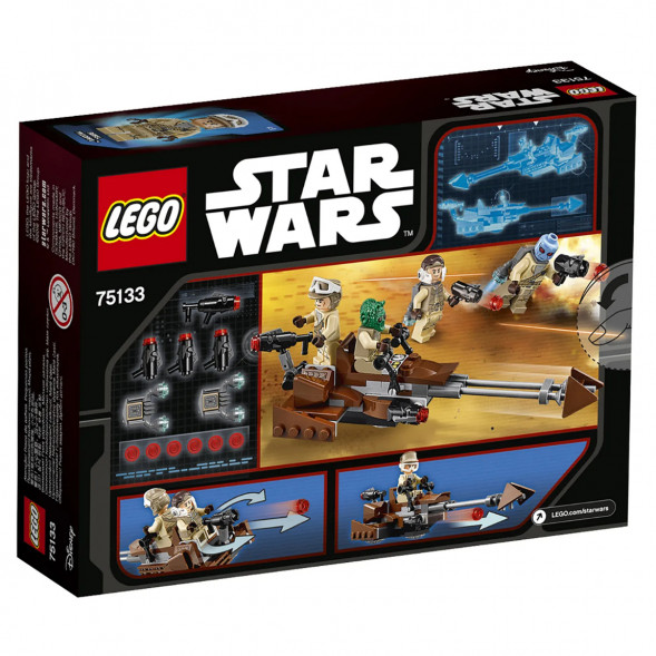 Конструктор LEGO Star Wars 75133 Боевой набор Повстанцев в Хабаровске