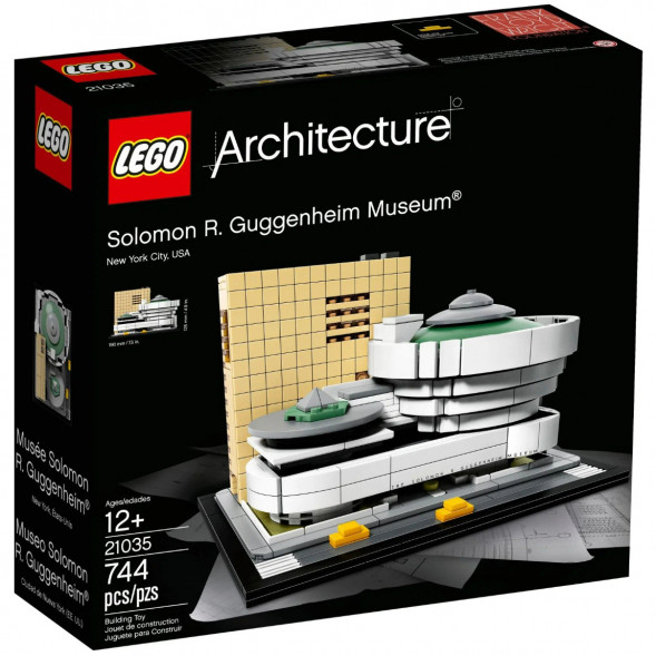 Конструктор LEGO Architecture 21035 Музей Соломона Гуггенхайма в Хабаровске