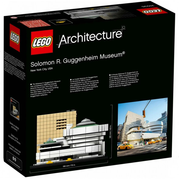 Конструктор LEGO Architecture 21035 Музей Соломона Гуггенхайма в Хабаровске