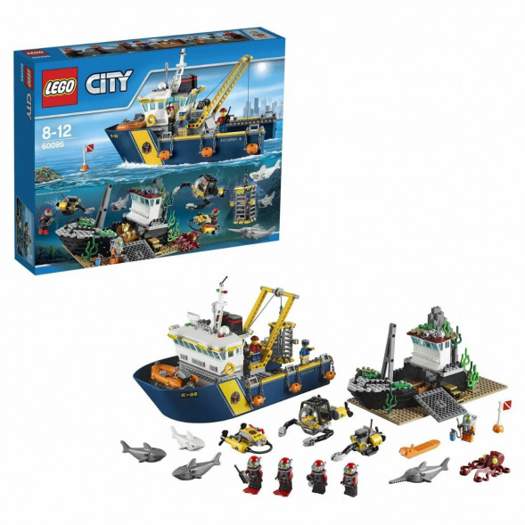 Конструктор LEGO City 60095 Корабль исследователей морских глубин в Хабаровске