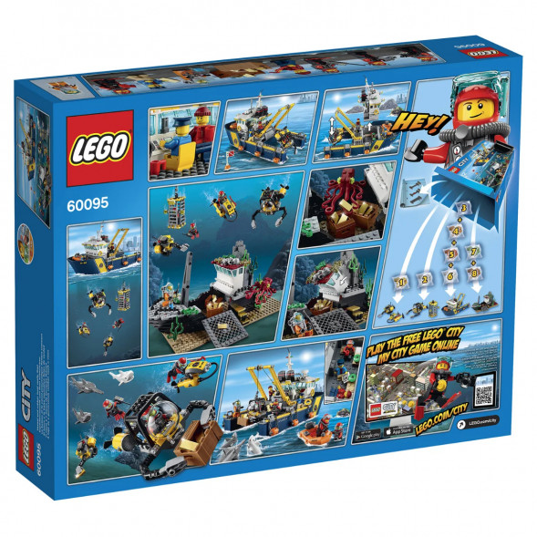 Конструктор LEGO City 60095 Корабль исследователей морских глубин в Хабаровске