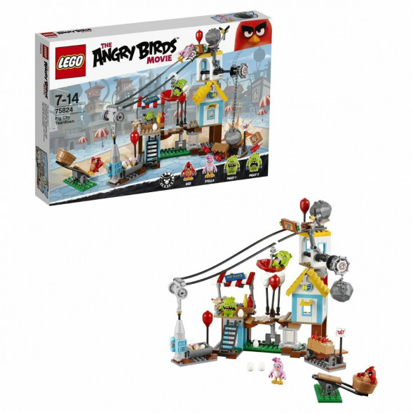 Конструктор LEGO Angry Birds 75824 Разгром Свинограда в Хабаровске