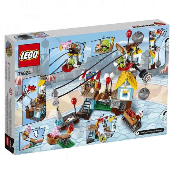 Конструктор LEGO Angry Birds 75824 Разгром Свинограда в Хабаровске