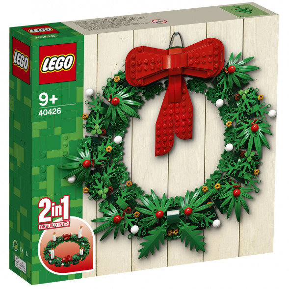 Конструктор LEGO 40426 Сувенирный набор «Рождественский венок» 2 в 1 в Хабаровске