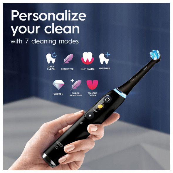 Электрическая зубная щетка Oral-B iO Series 9s (387071), Black Onyx в Хабаровске