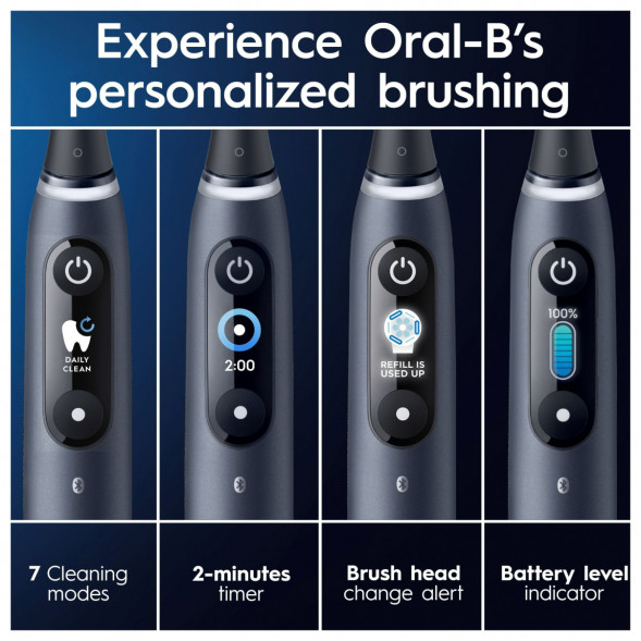 Электрическая зубная щетка Oral-B iO Series 9s (387071), Black Onyx в Хабаровске
