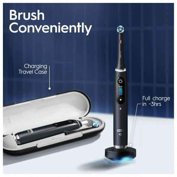 Электрическая зубная щетка Oral-B iO Series 9s (387071), Black Onyx в Хабаровске