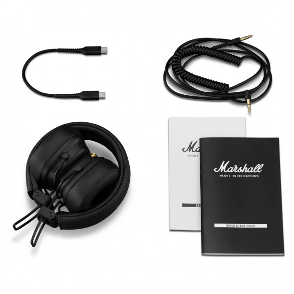 Беспроводные наушники Marshall Major V, чёрный в Хабаровске
