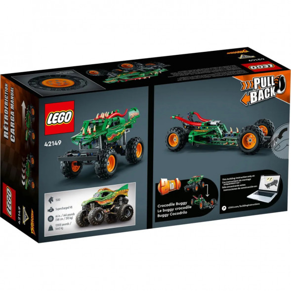 Конструктор LEGO Technic 42149 Монстер Джем «Дракон» в Хабаровске