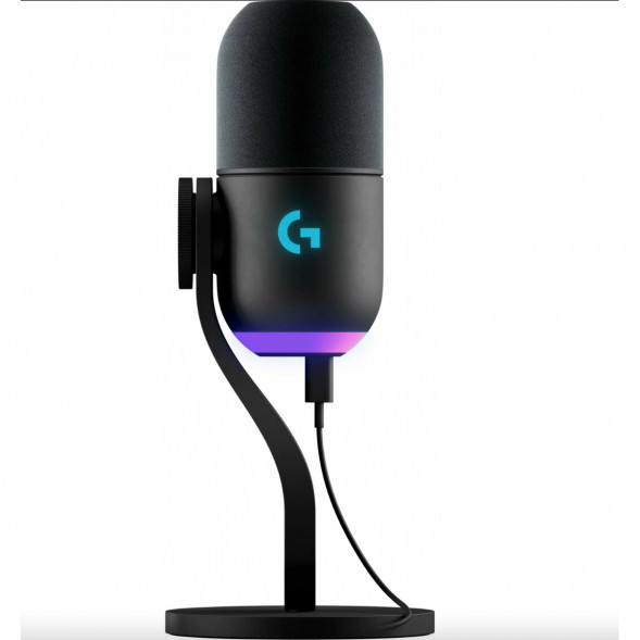 Микрофон Logitech Yeti GX (988-000569), черный в Хабаровске