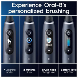 Набор из 2-х электрических зубных щеток Oral-B iO Series 9 Duo, Black Onyx и Rose Quartz