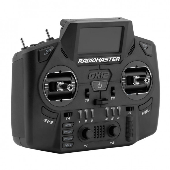 Пульт RadioMaster GX12 ELRS 915Мгц/2.4Ггц  (Без АКБ) в Хабаровске