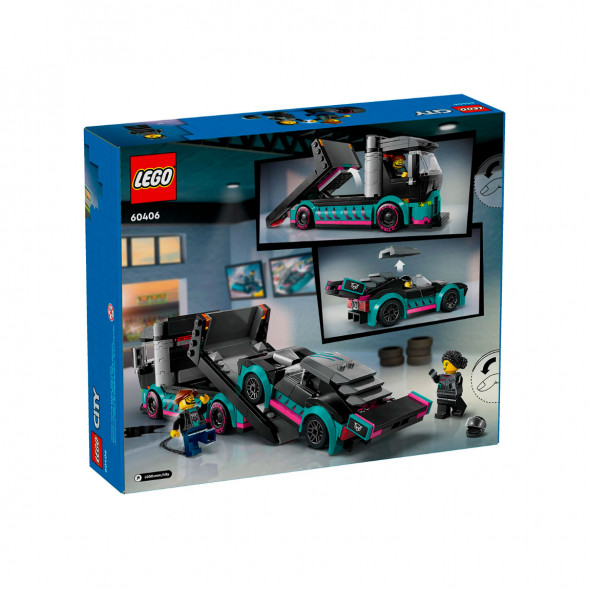 Конструктор LEGO City 60406 Гоночный автомобиль и автовоз в Хабаровске