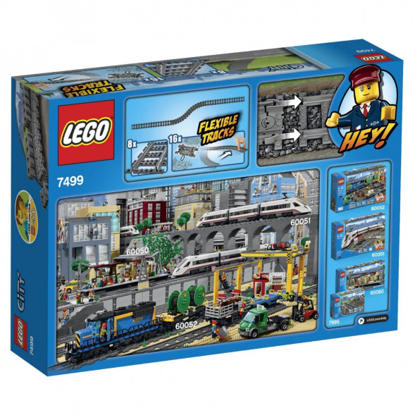 Конструктор LEGO City Trains 7499 Гибкие пути в Хабаровске